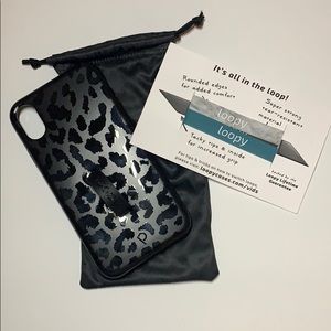 Loopy Midnight Leopard iPhone XR Case